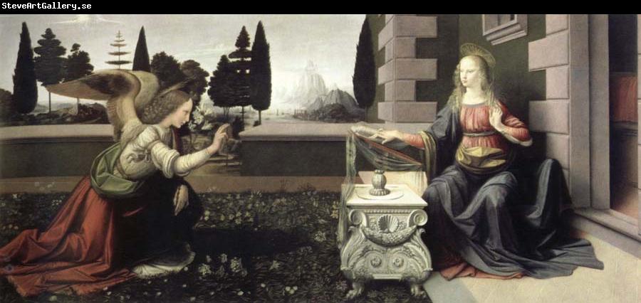 LEONARDO da Vinci The annunciation